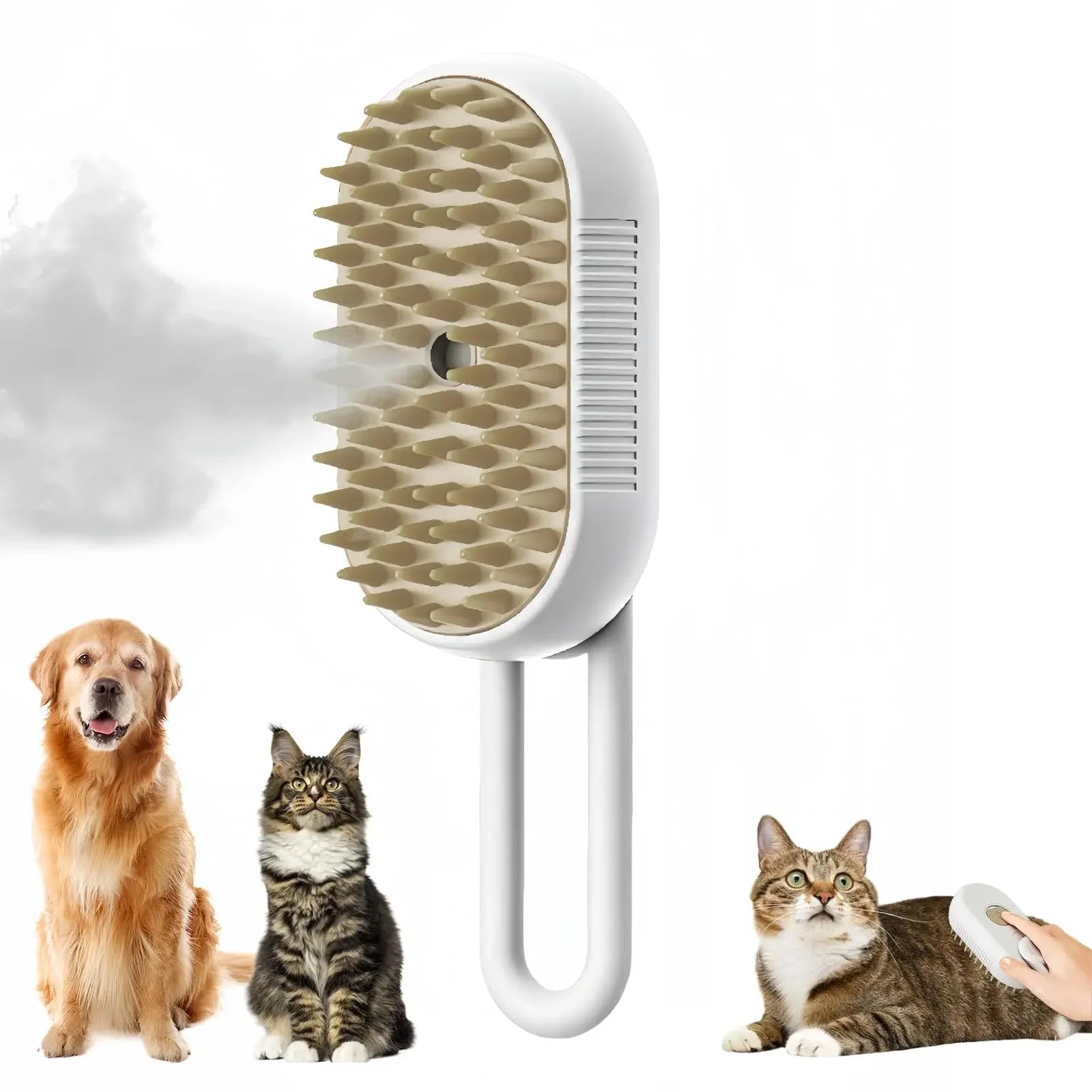 3-in-1 Pet Steam Massage Brush