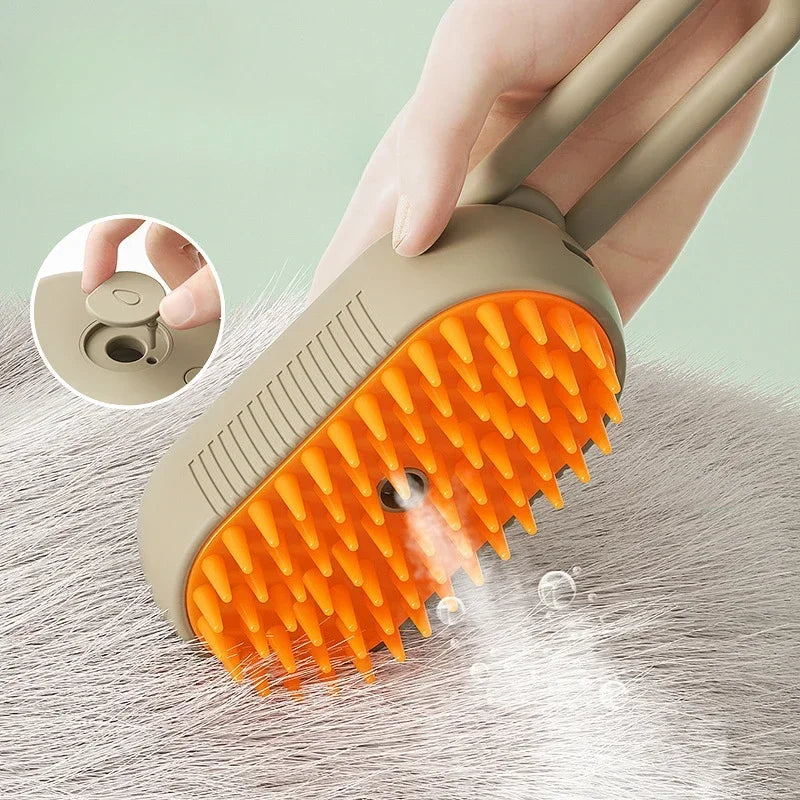3-in-1 Pet Steam Massage Brush