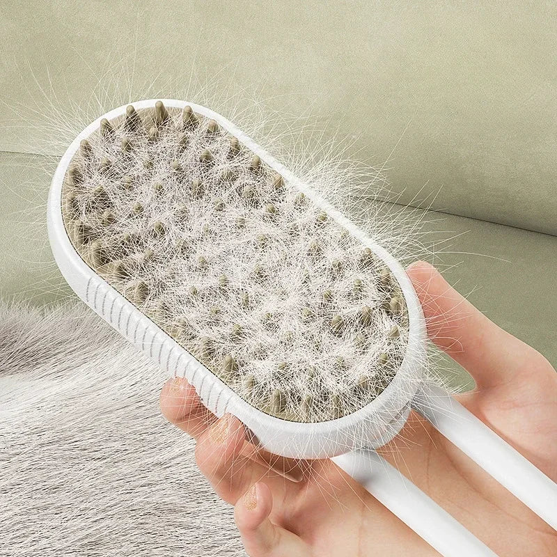 3-in-1 Pet Steam Massage Brush