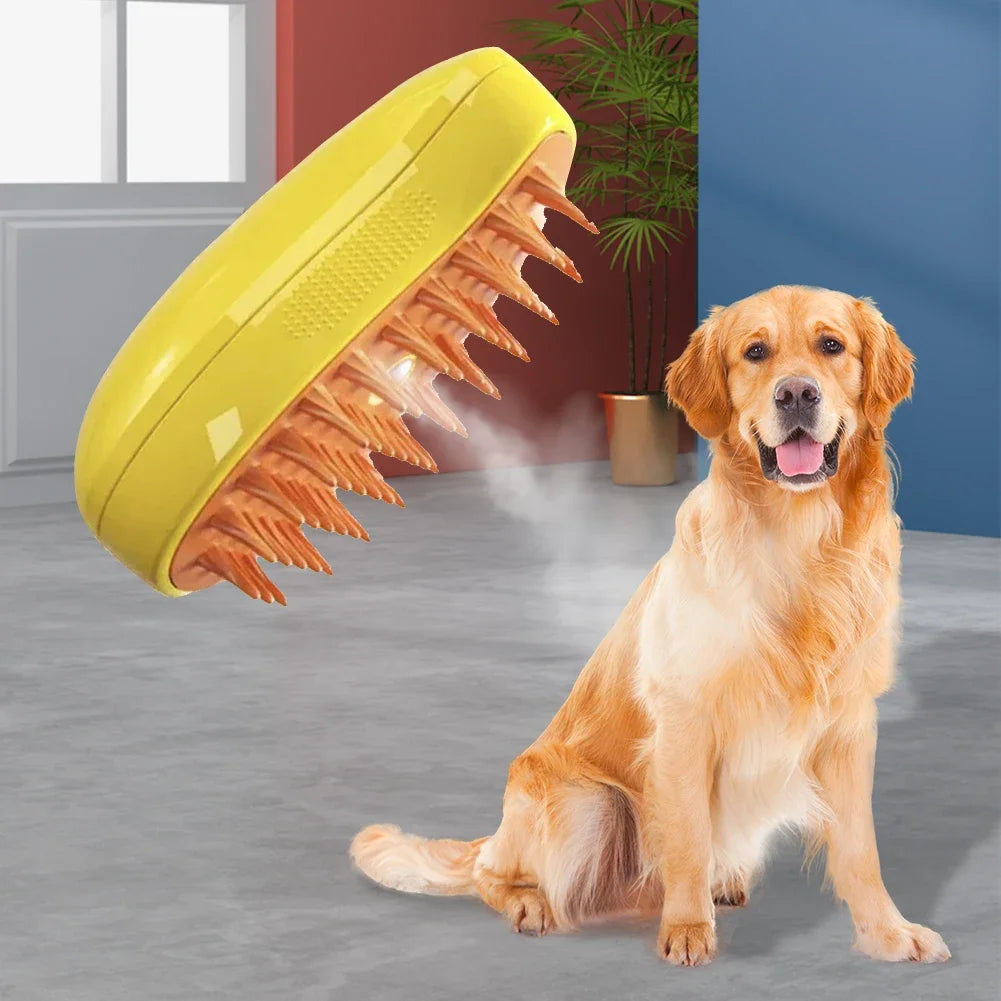 3-in-1 Pet Steam Massage Brush