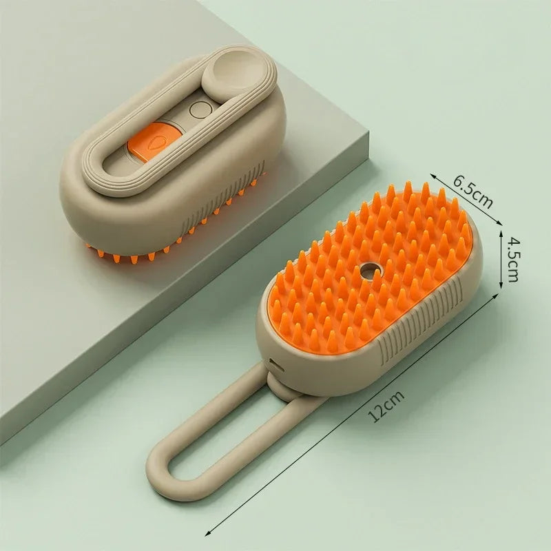 3-in-1 Pet Steam Massage Brush